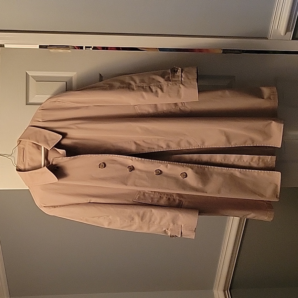 Single Breasted London Fog Trench Coat